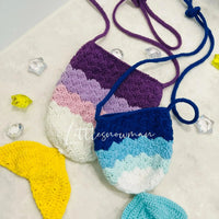 [預購] 香港製造 Littlesnowman Handmade 鈎織魚尾袋 - BB Dressup