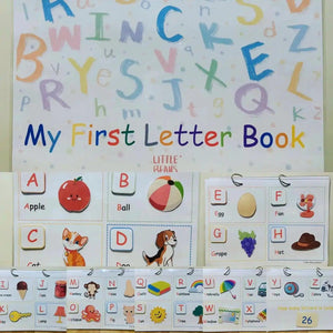 [預購] 香港製造 Little Beans Busybook- My First Letter Book(適合1.5-3歲) - BB Dressup