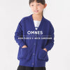 [預購] 日本直送 OMNES 童裝 藍色抓絨V領開胸外套 - BB Dressup