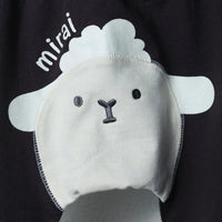 [現貨] 日本直送 O.S Kids 童裝 綿羊造型 炭灰色嬰兒褲 (70-90cm) - BB Dressup