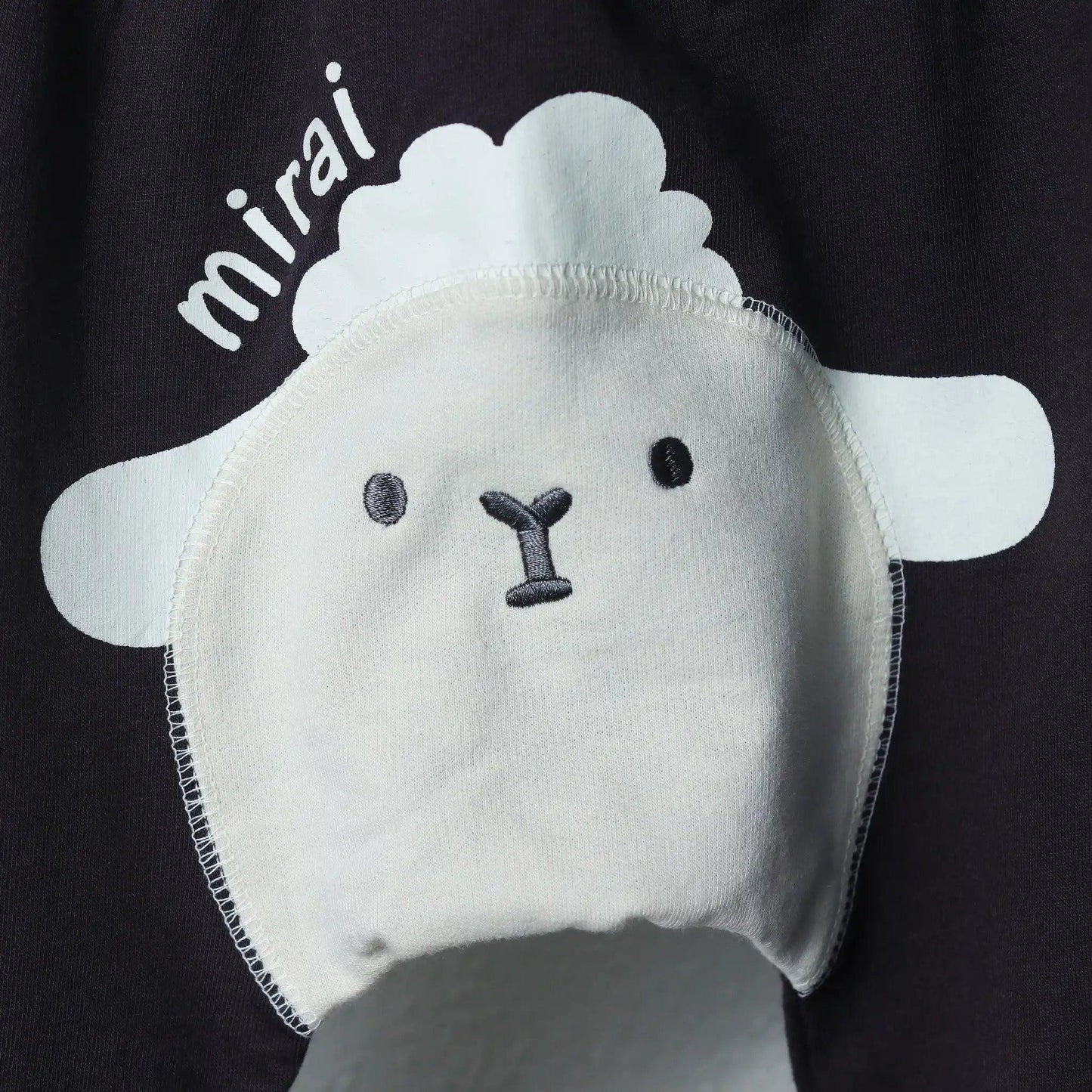 [現貨] 日本直送 O.S Kids 童裝 綿羊造型 炭灰色嬰兒褲 (70-90cm) - BB Dressup