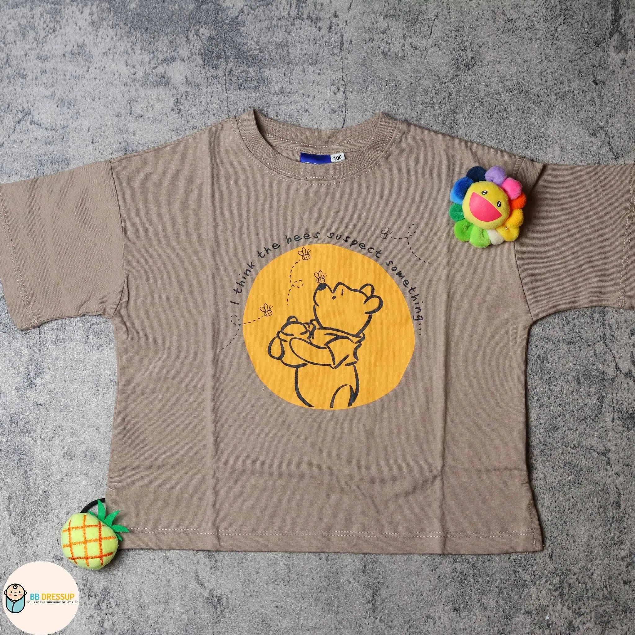 [現貨] 日本直送 Pairmanon 童裝 Winnie The Pooh 短袖衫 - BB Dressup