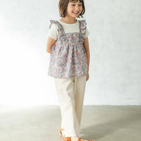 [現貨] 日本直送 Pairmanon 女童裝 碎花圍裙造型上衣 - BB Dressup