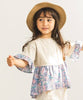 日本直送 Pairmanon 女童裝 粉紫花卉圖案 短袖上衣 - BB Dressup