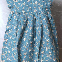 [現貨] 日本直送 Pairmanon 女童裝 法式花卉圖案短袖連身裙 (100cm) - BB Dressup