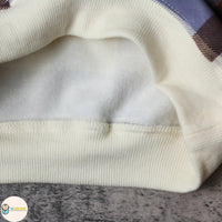 [現貨] 日本直送 Pairmanon 童裝 啡藍格仔 兒童衛衣 (100-120cm) - BB Dressup