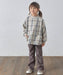 [現貨] 日本直送 Pairmanon 童裝 淺灰格仔 兒童衛衣 (90-120cm) - BB Dressup