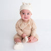 [預購] 日本製 POMPKINS 初生嬰兒 兔仔 橫間有機棉嬰兒帽 - BB Dressup