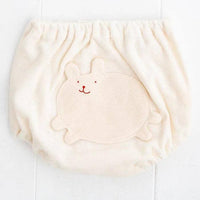 [現貨] 日本製 POMPKINS 初生嬰兒 兔仔 純白色有機嬰兒褲 - BB Dressup
