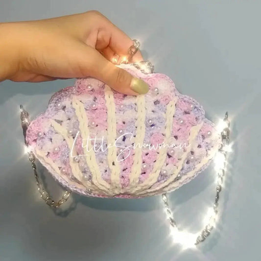 [預購] 香港製造 Littlesnowman Handmade 鈎織貝殼袋 - BB Dressup