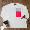 日本直送 Shisky 童裝 白色配螢光紅胸袋 中袖T恤 - BB Dressup