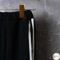 [現貨] 日本直送 Shisky 童裝 黑色腰果花 長袖運動衫褲套裝 (120-130cm) - BB Dressup