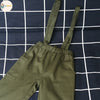日本直送 Shisky 童裝 卡其綠色 背帶長褲 - BB Dressup